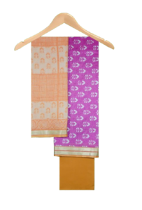 Anushka Silky Suits (Rani-Gold)