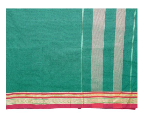 Puneri Mercerised Cotton Suits (Blue-Green) - Image 2