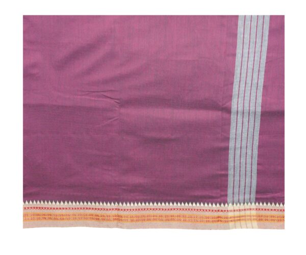 Puneri Mercerised Cotton Suits (Tusser-Maroon) - Image 2