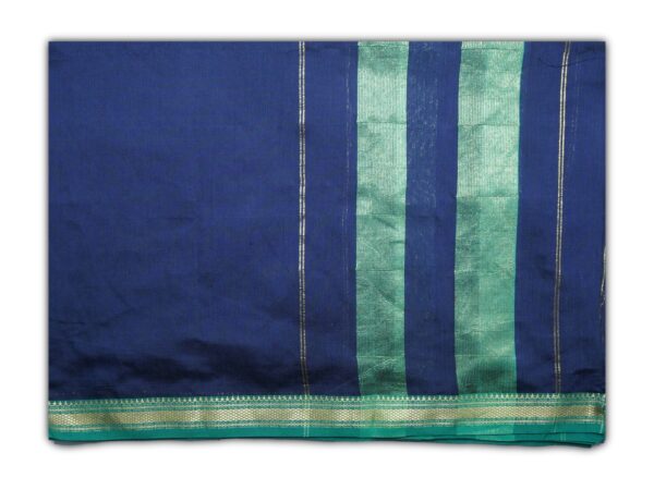 Maheshwari Cotton Silk Suits (Green-D-Blue) - Image 2