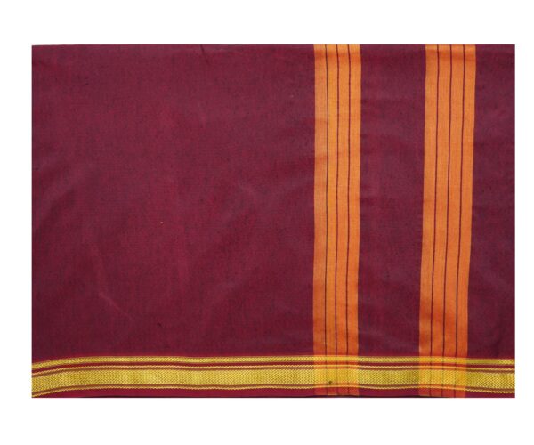 Khunn  Dress Materials (Gold-Maroon) - Image 2